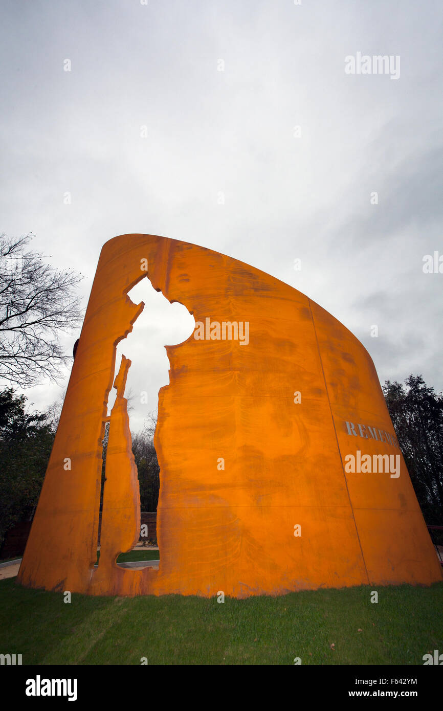 Lostock Hall, Preston, Lancashire 11th November, 2015. Commemoration of