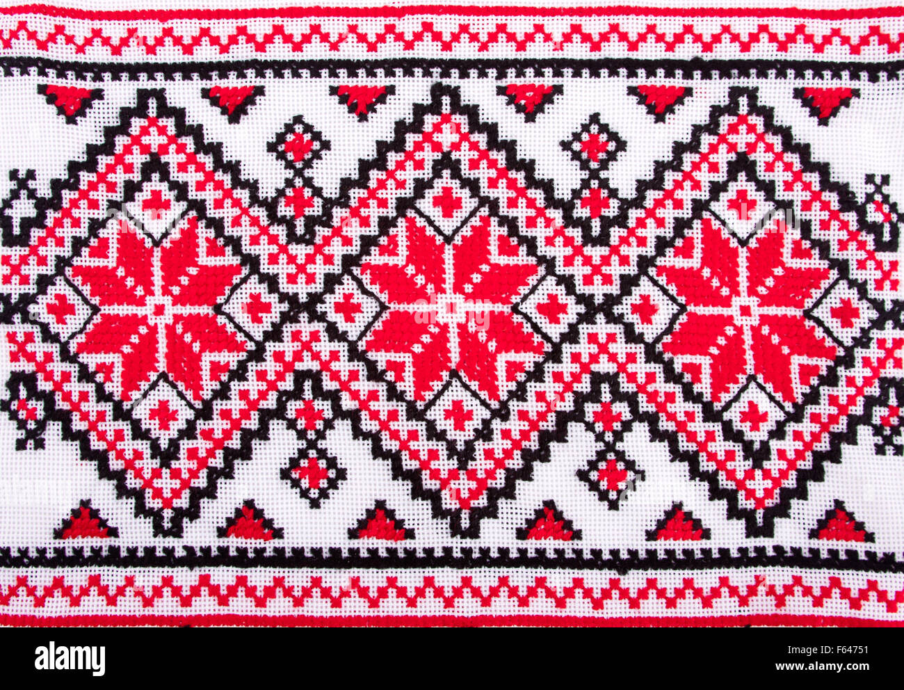 Ukrainian traditional embroidery patterns. Use for background Stock Photo