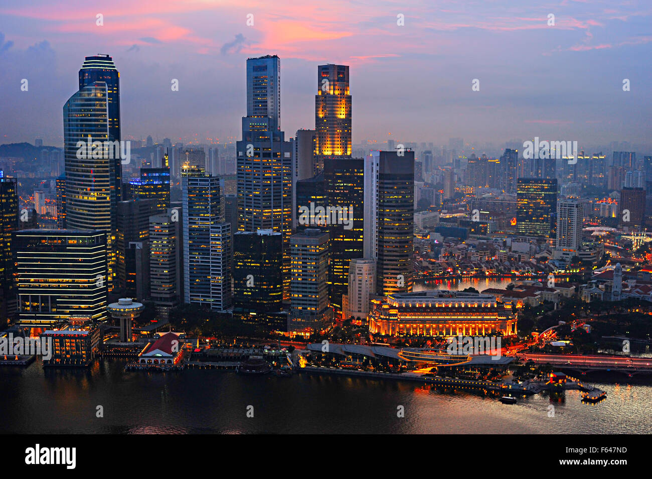 Aerial view singapore hi-res stock photography and images - Alamy
