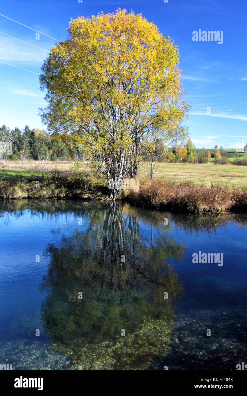 Blue sky reflecting in little hi-res stock photography and images - Alamy