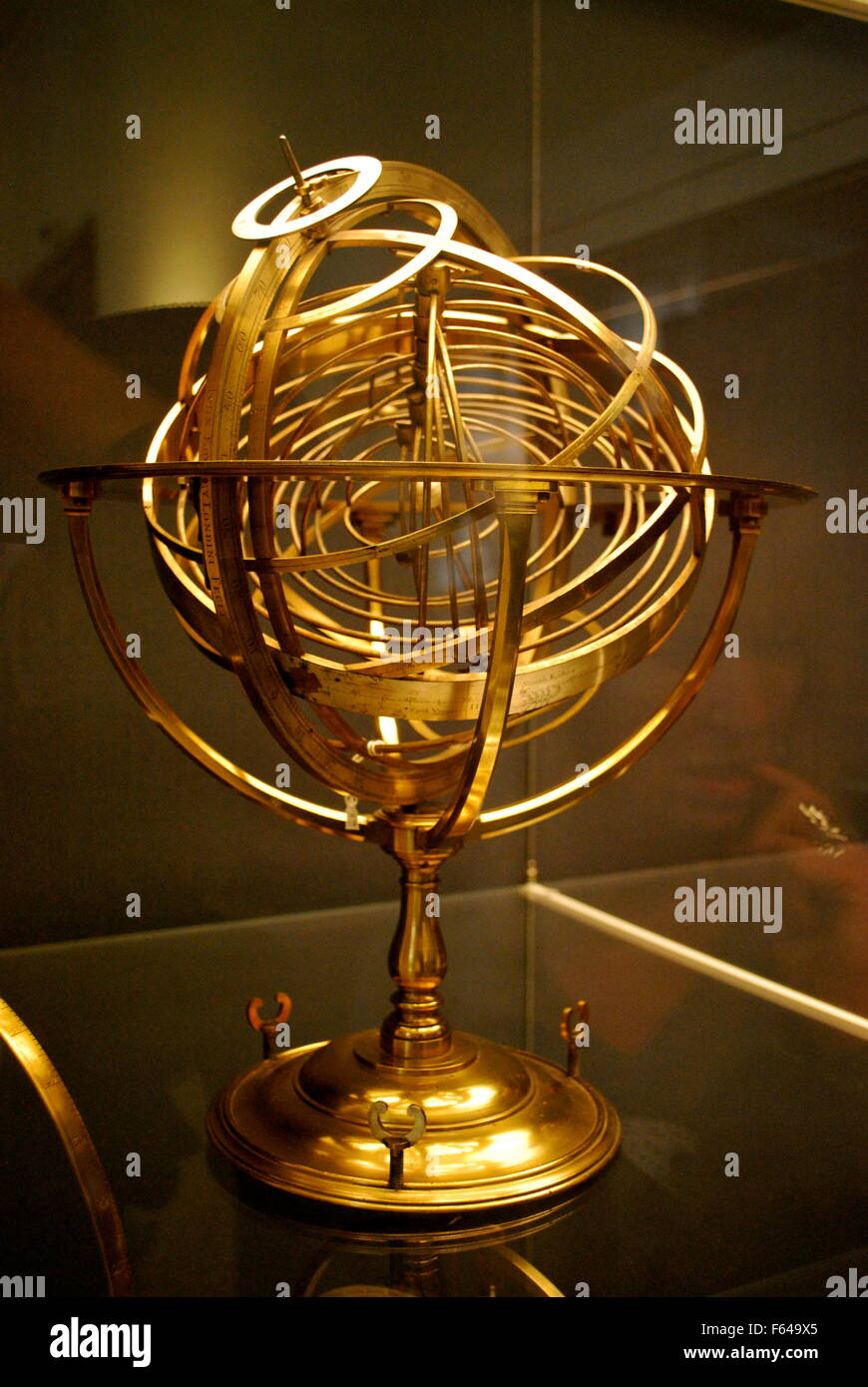 Armillary sphere at the Museum of the History of Science, Oxford, England, UK Stock Photo