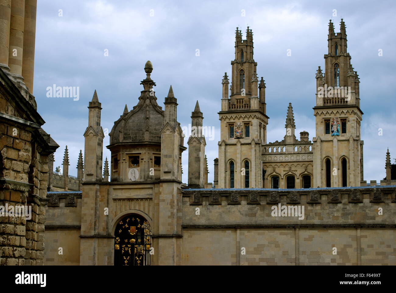 All Souls College at the university of Oxford. Oxford, England Stock Photo