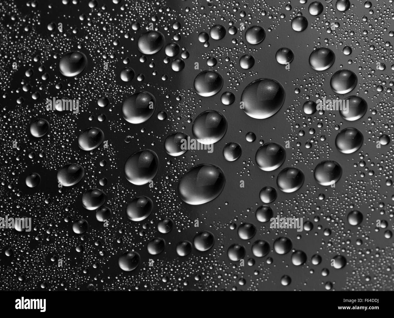 Dark water drops. Texture or background Stock Photo - Alamy