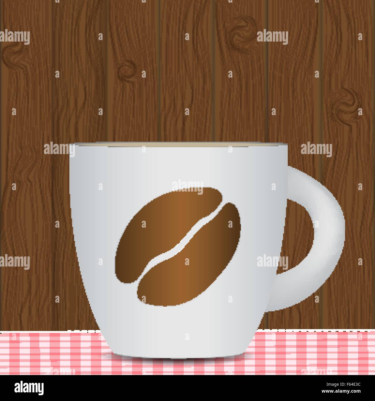 Black Coffee Background. Photo-Realistic Vector Stock Vector Image ...