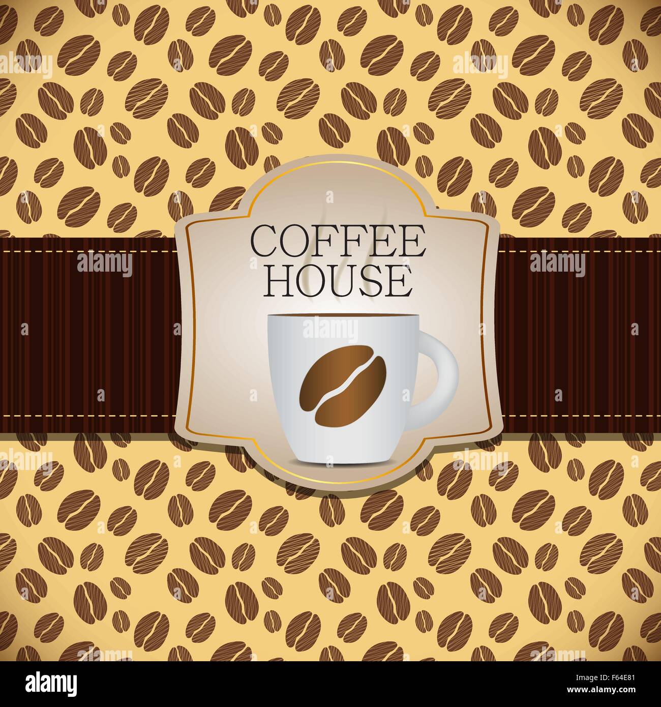 Coffee Template Background Vector Illustration Stock Vector Image & Art