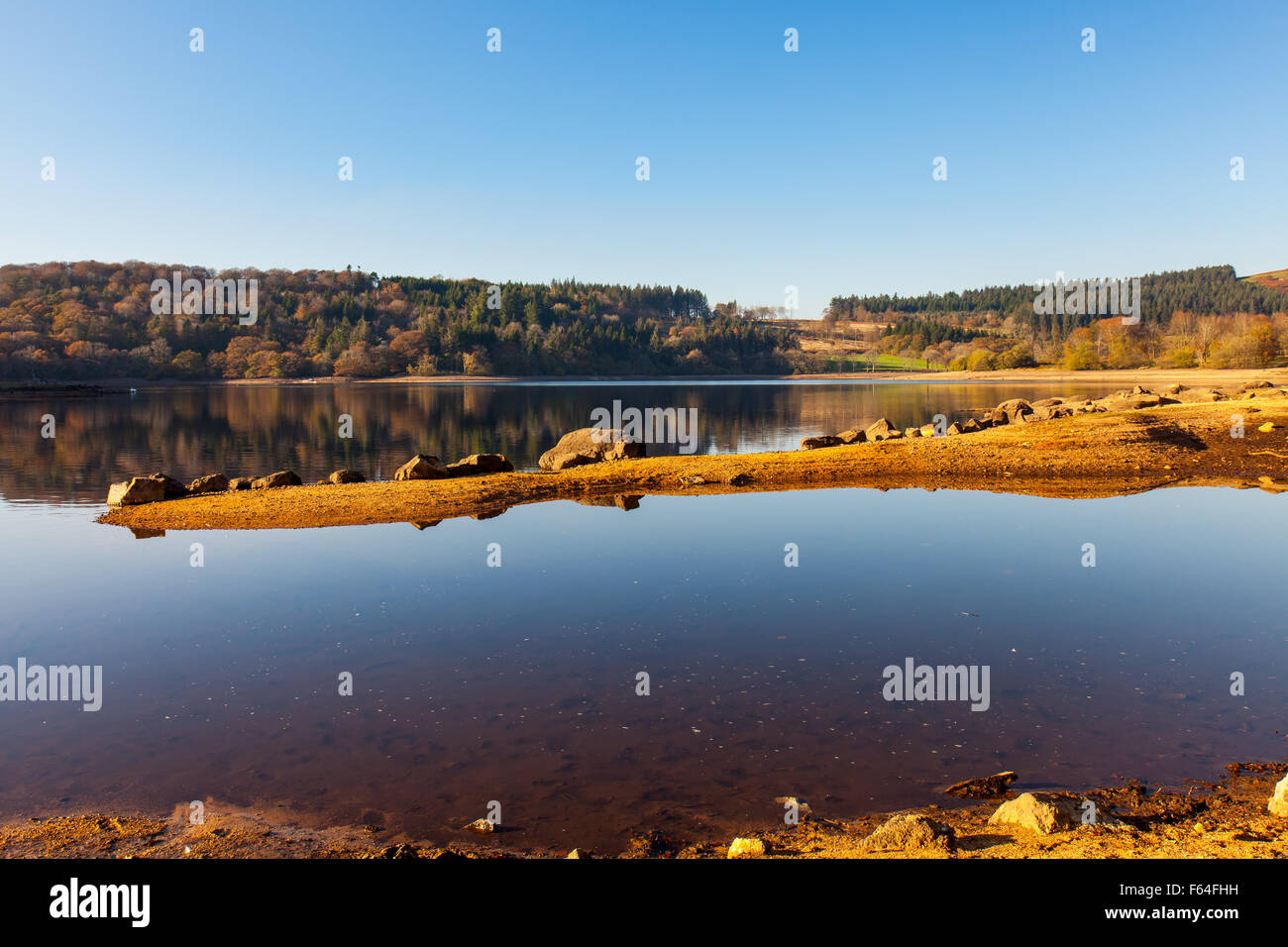 Burrator Reservoir on Dartmoor National Park one of the reservoirs