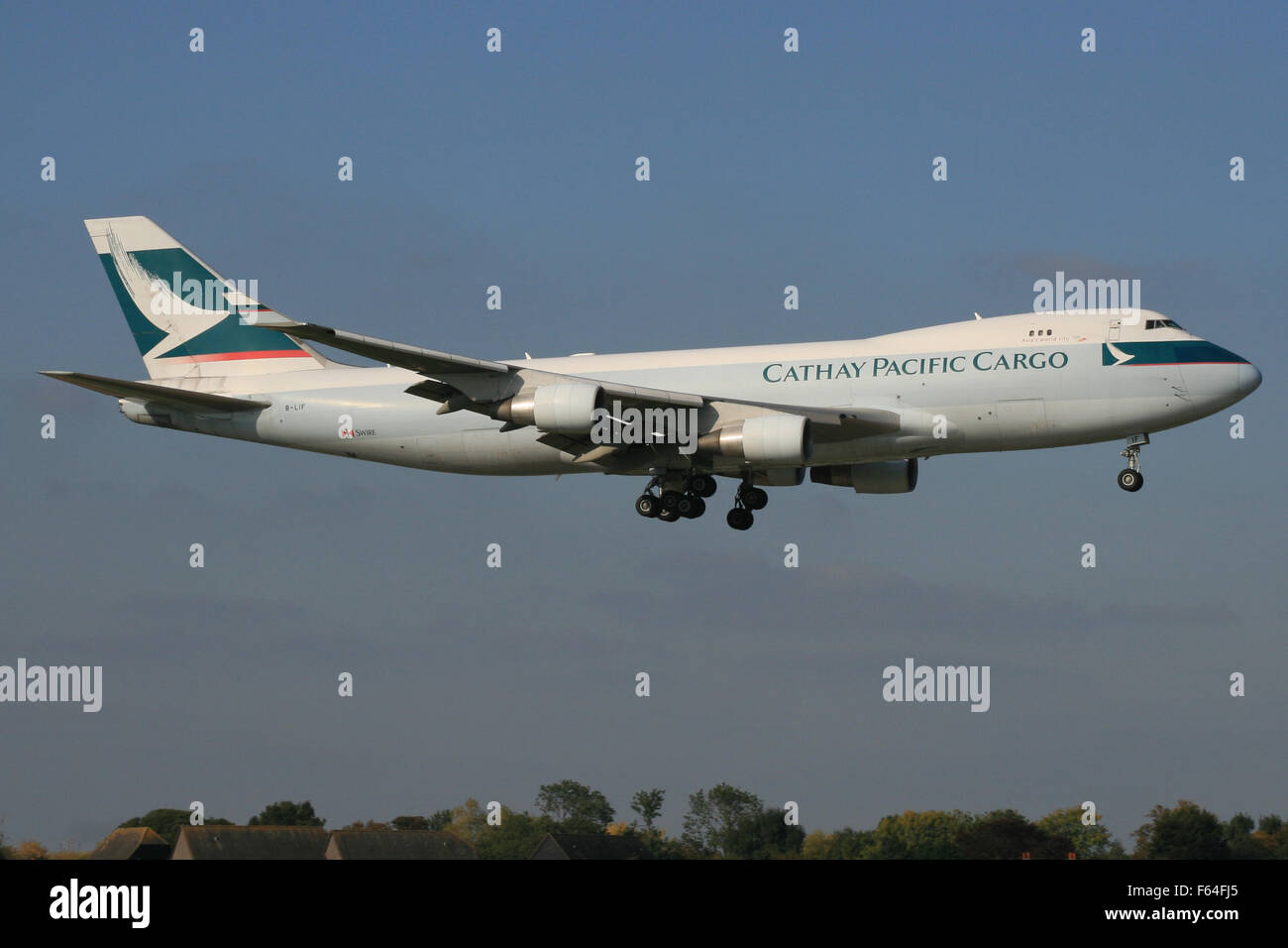 cathay pacific cargo 747 freighter 747 400f Stock Photo