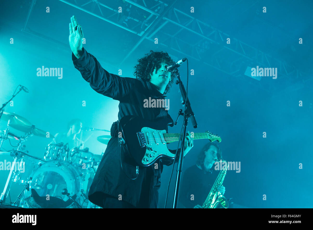 Sheffeil O2 Sheffield, UK. 11th November, 2015. The 1975 performing at the ...