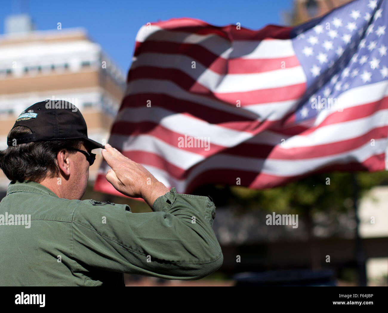 Marietta, Ga, USA. 11th Nov, 2015. DAVID THOMAS, a Vietnam War Army