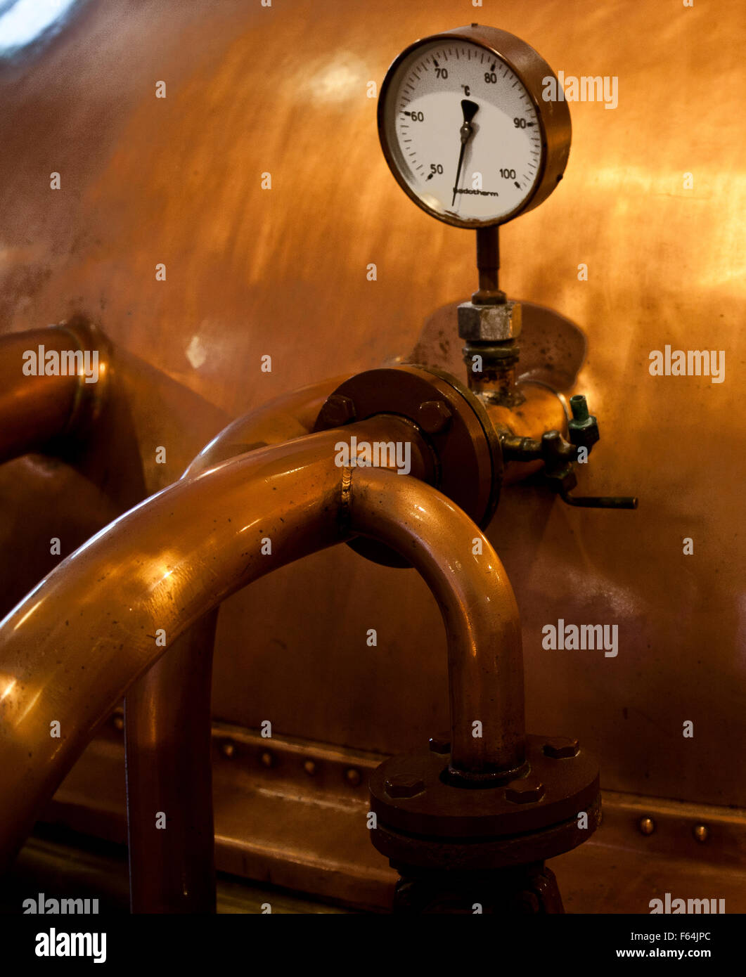 Beer Making equipment Stock Photo Alamy