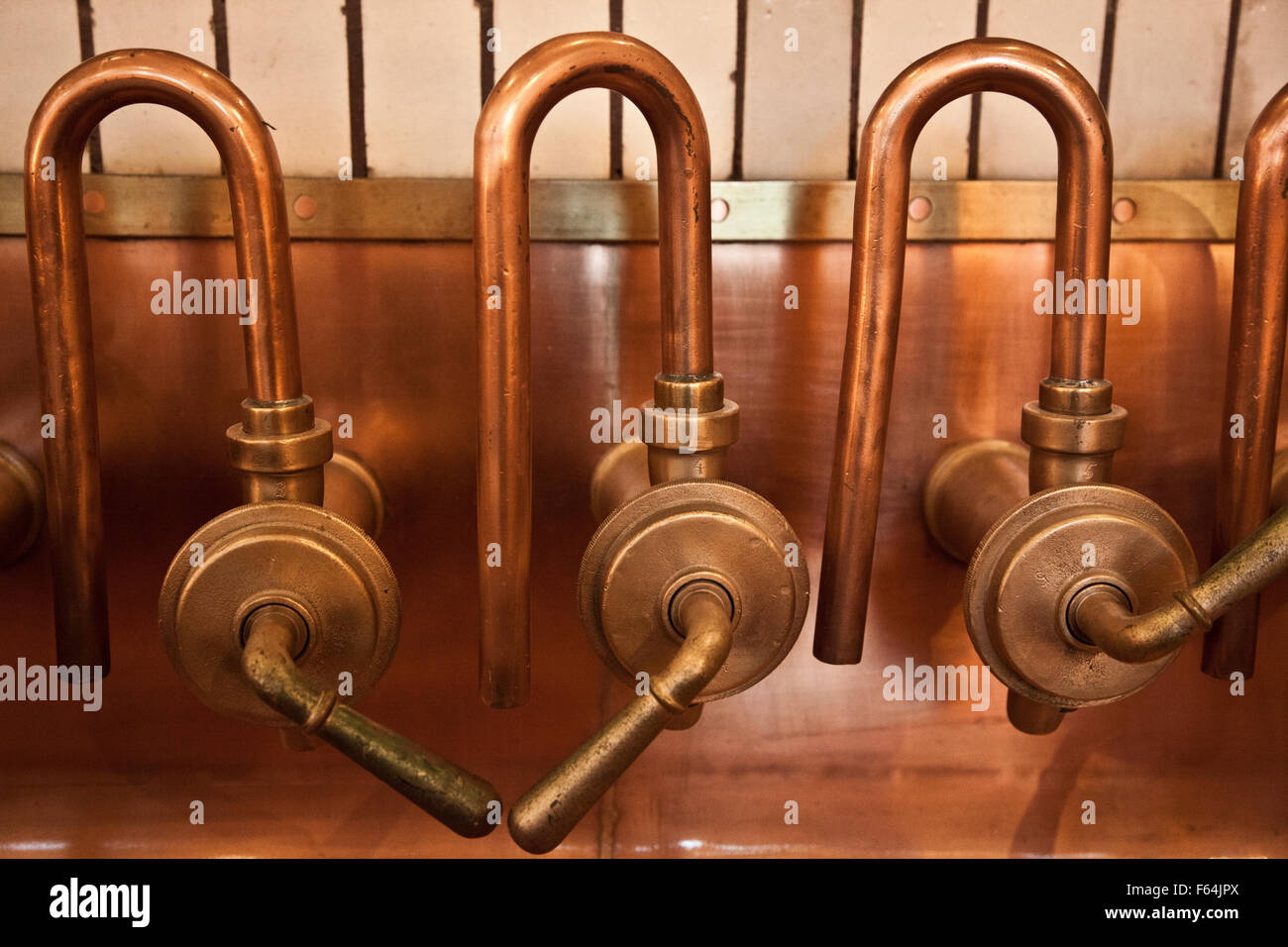 Beer Making equipment Stock Photo Alamy