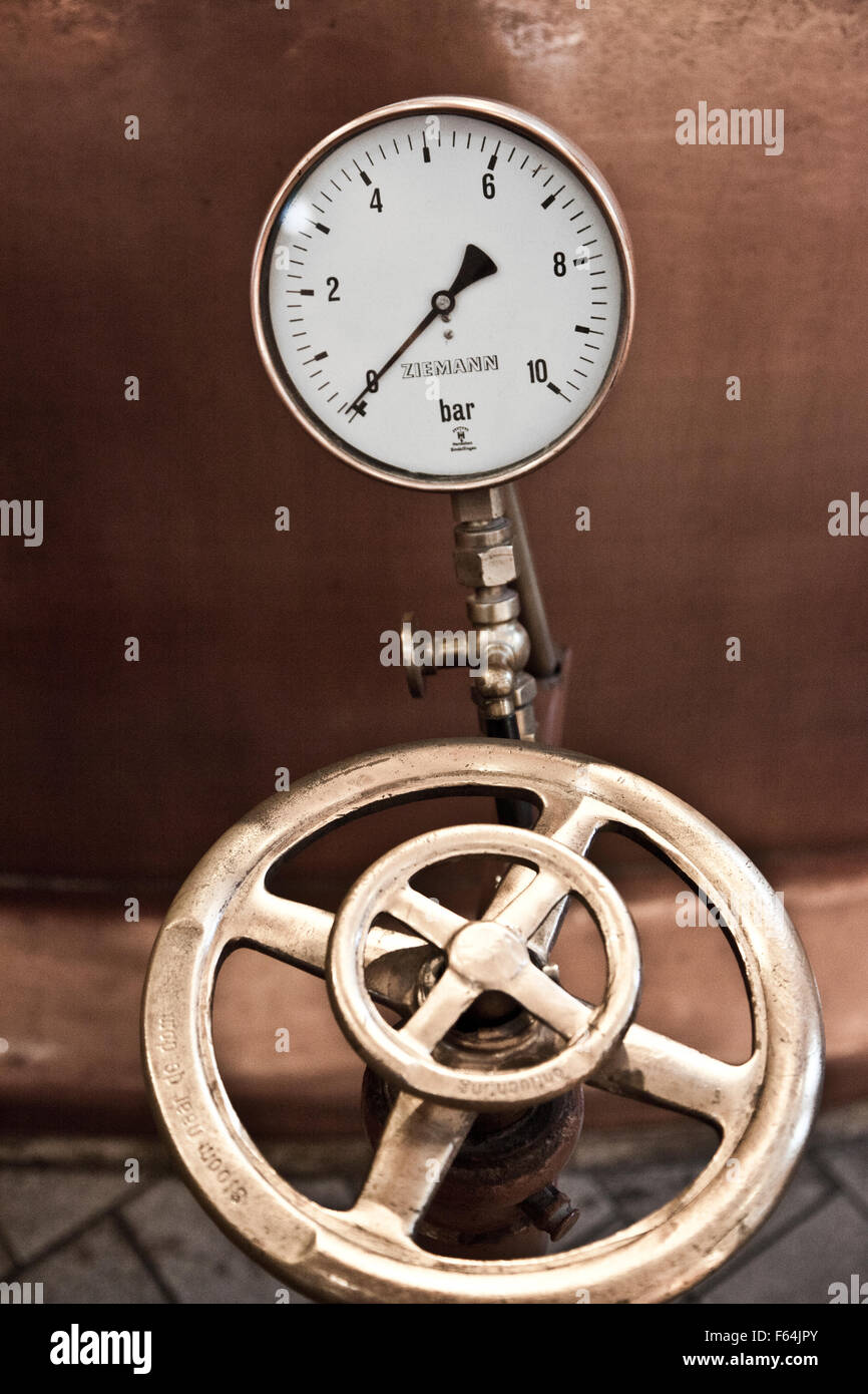 Beer Making equipment Stock Photo Alamy