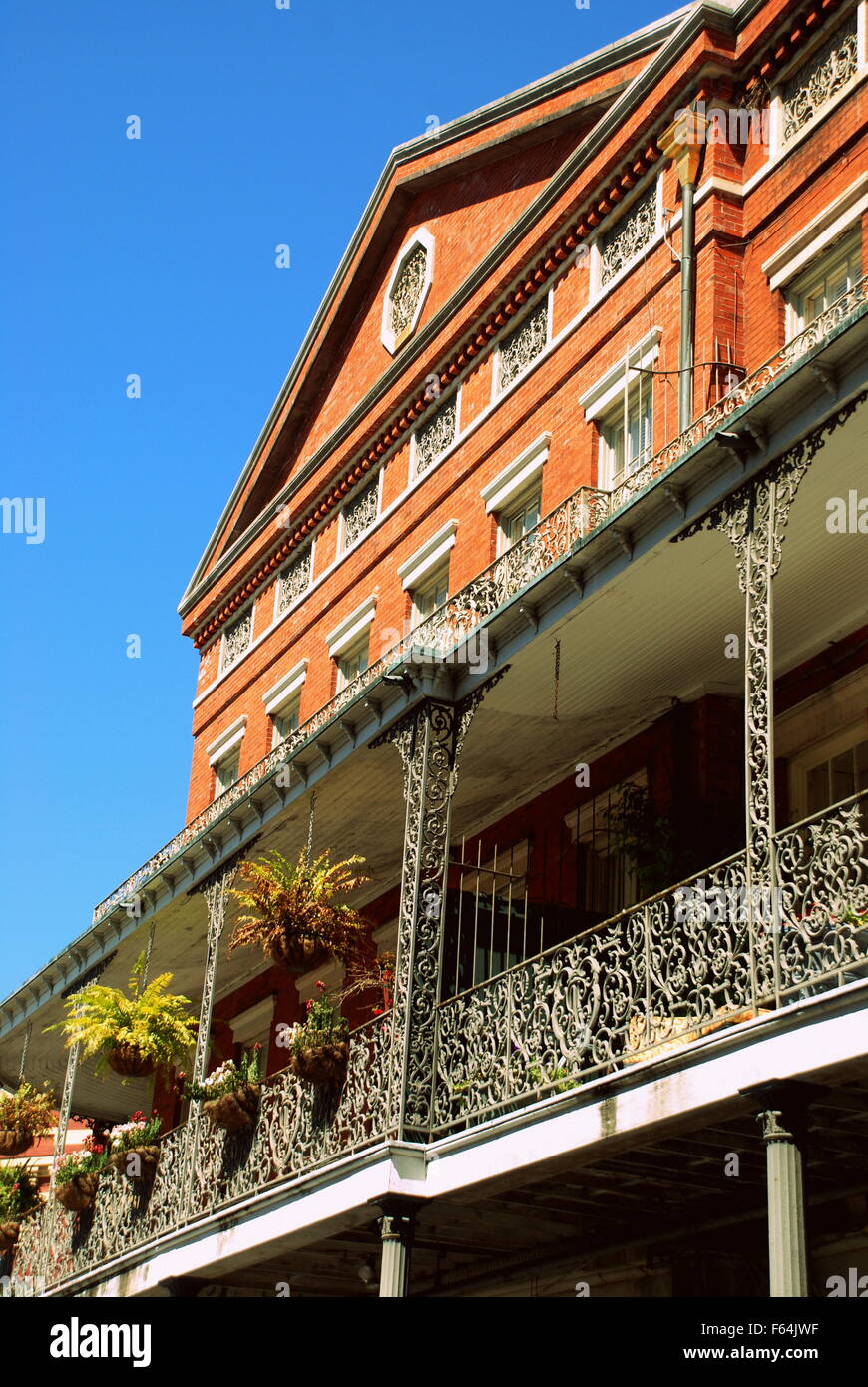 New Orleans, LA Balcony Stock Photo Alamy