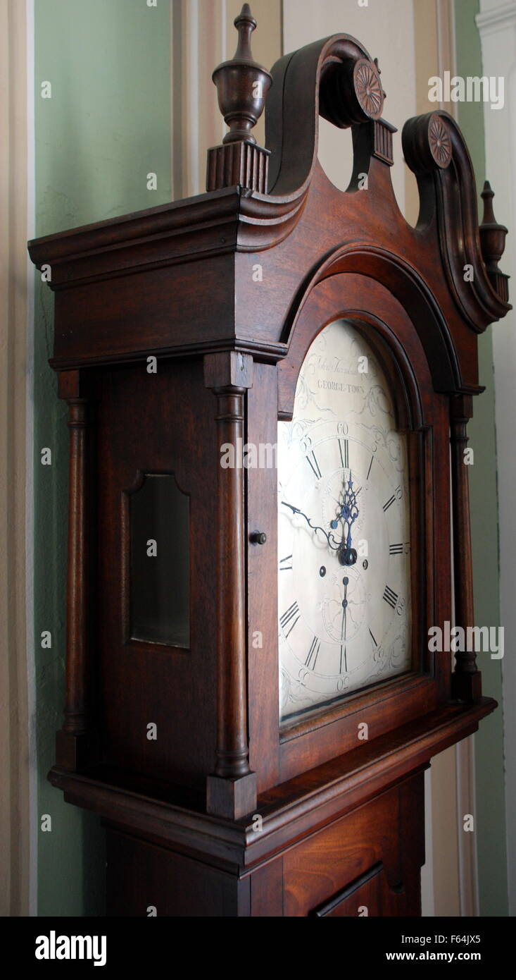 Grandfather Clock Stock Photo