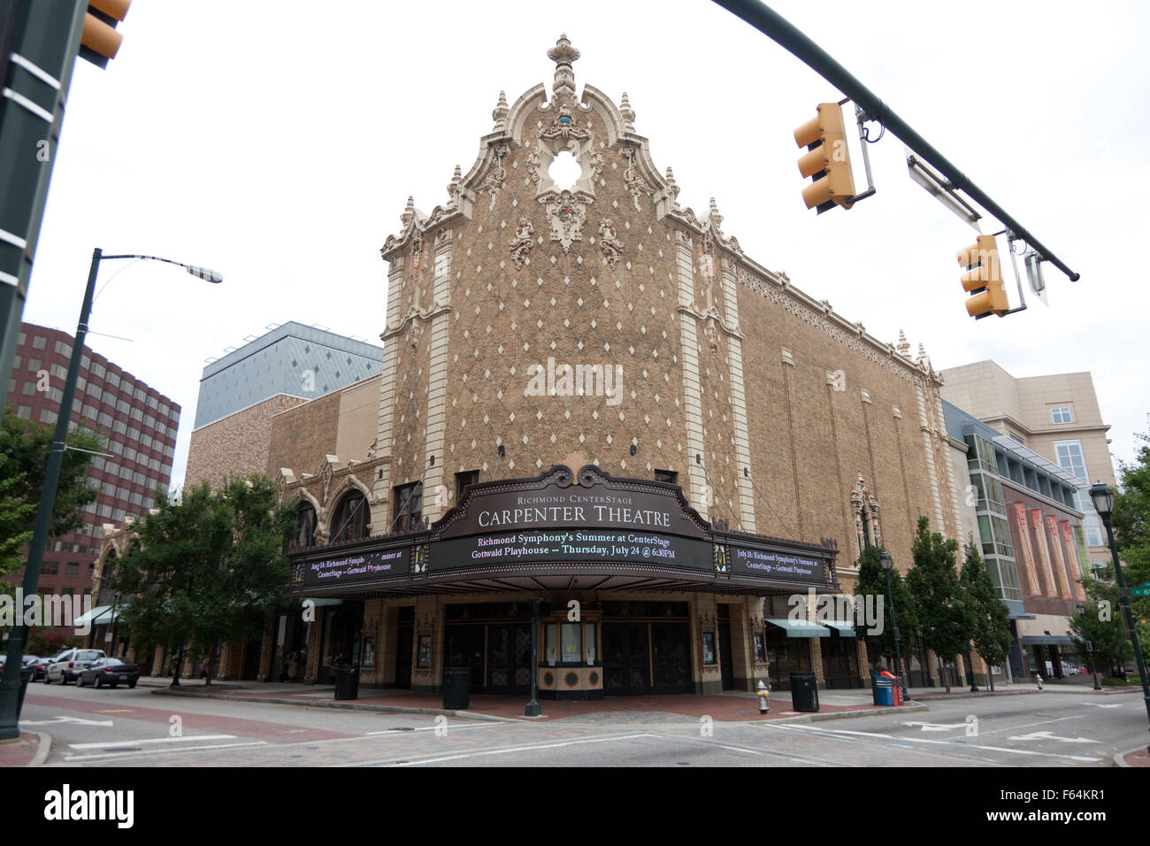 Historic Carpenter Theatre in downtown Richmond, VA Stock Photo Alamy