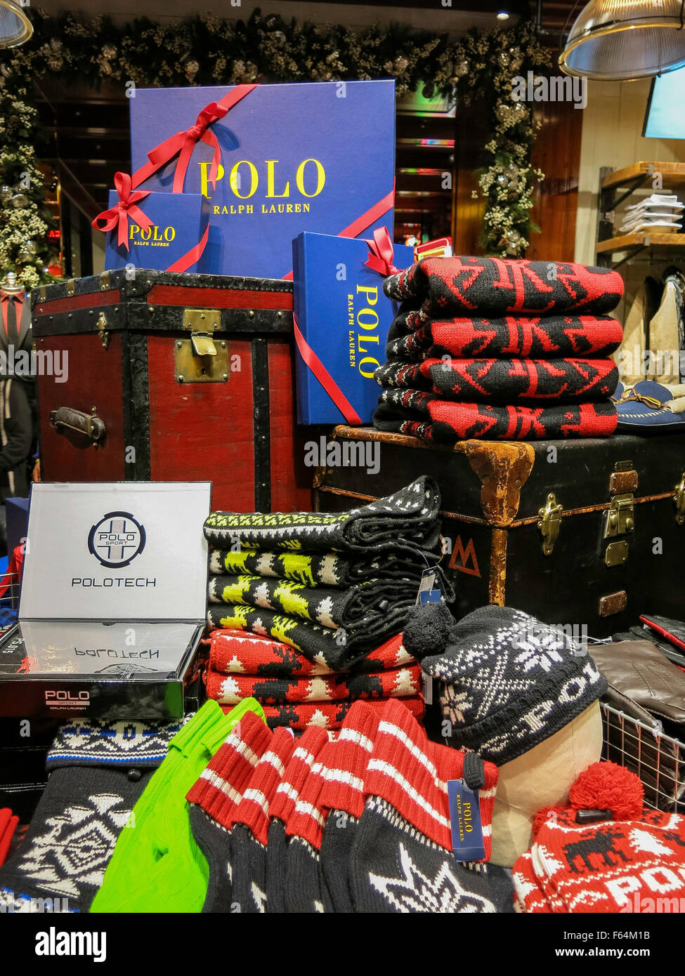 Ralph Lauren Polo Retail Store Interior, Fifth Avenue, NYC, USA Stock Photo  - Alamy