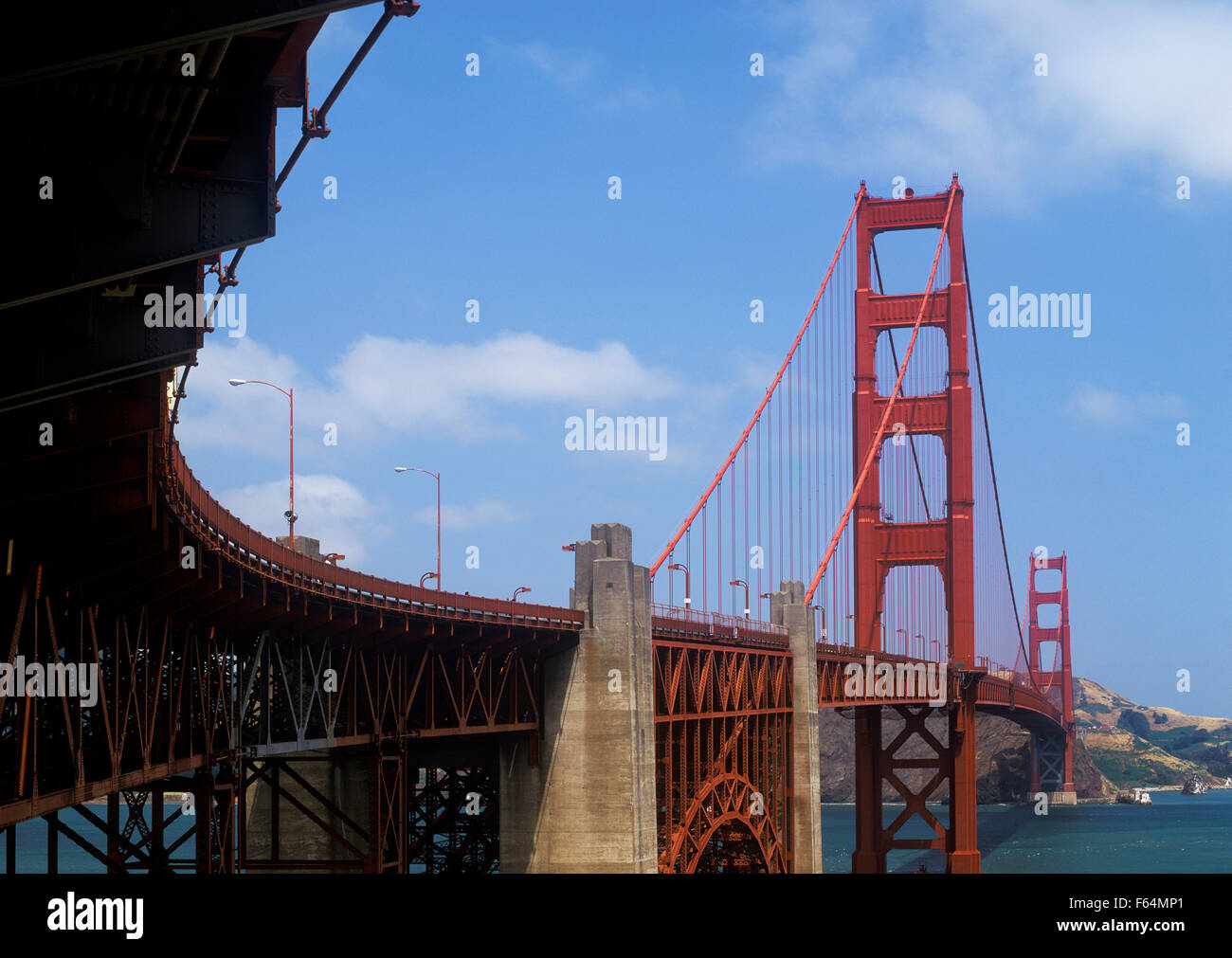 USA, California, San Francisco, Golden Gate Bridge Stock Photo