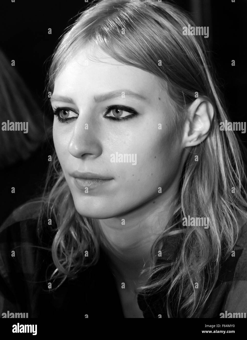 poster advertising Louis Vuitton with Julia Nobis in paper magazine from  2014 year, advertisement, creative LV Louis Vuitton 2010s advert Stock  Photo - Alamy