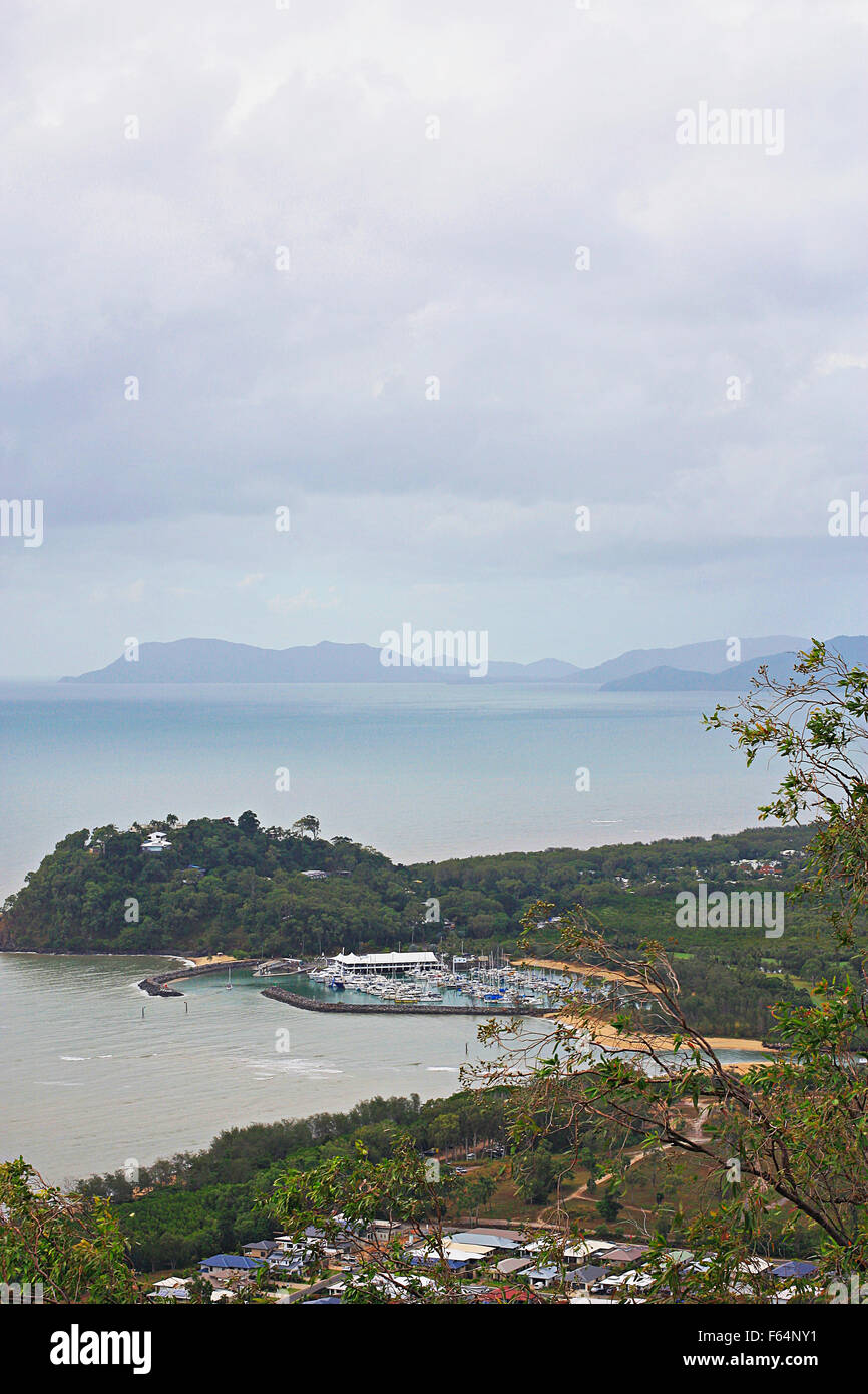 aerial view of Cairns yacht club Stock Photo Alamy
