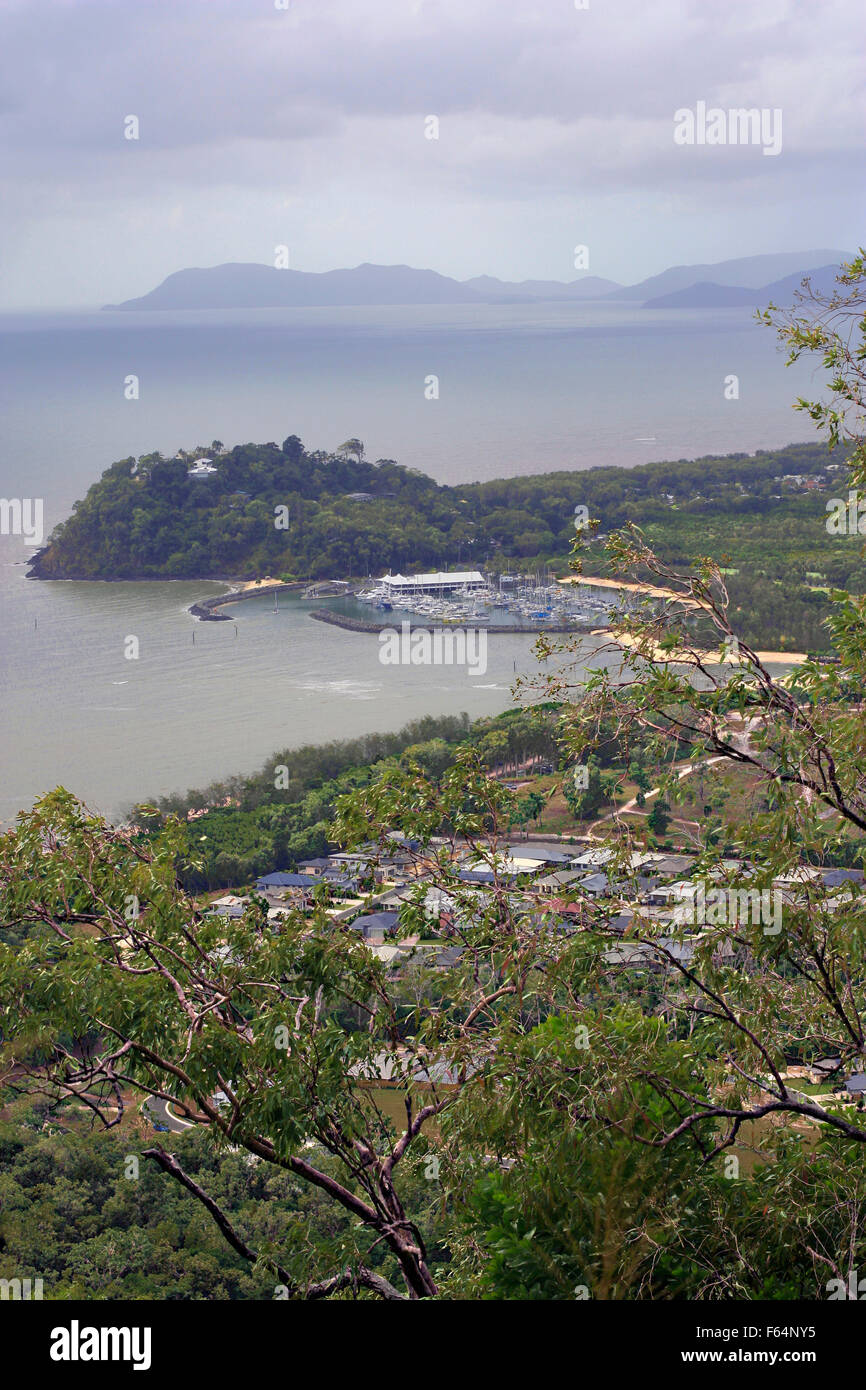aerial view of Cairns yacht club from a distance Stock Photo Alamy