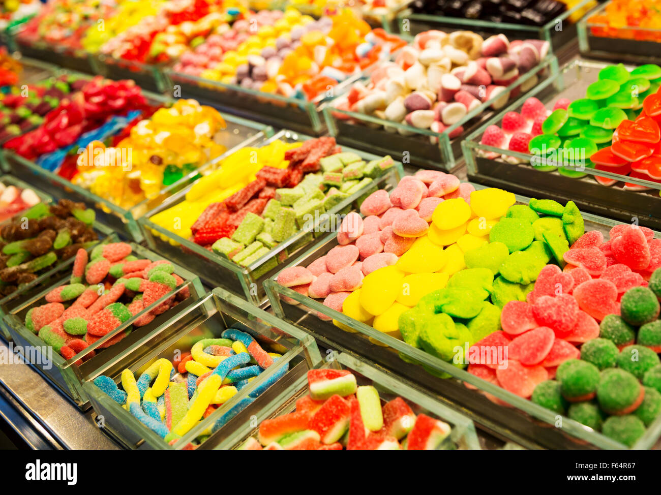 Large group of sweets hi-res stock photography and images - Alamy