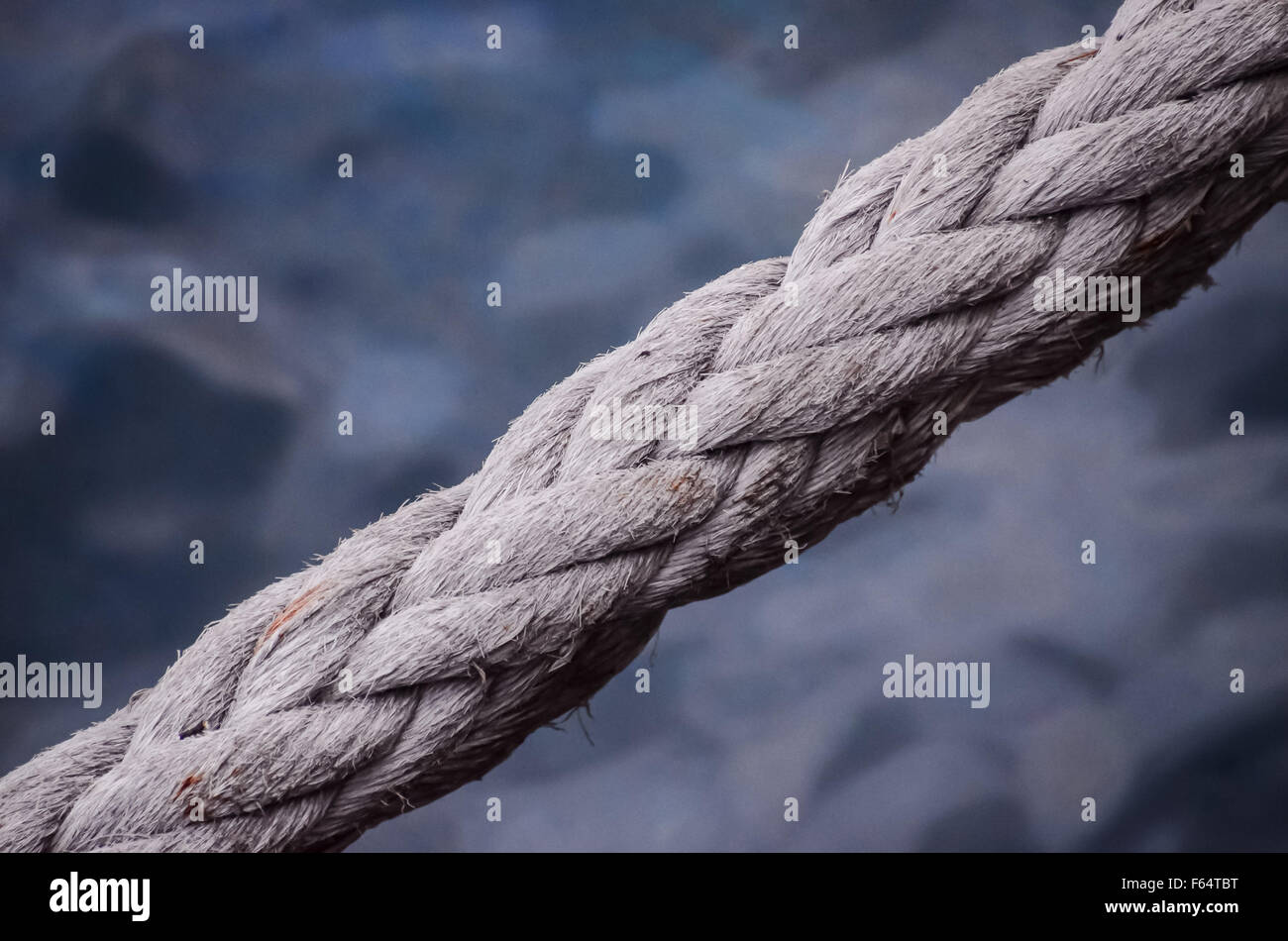 Old Vintage Naval Rope Stock Photo - Alamy