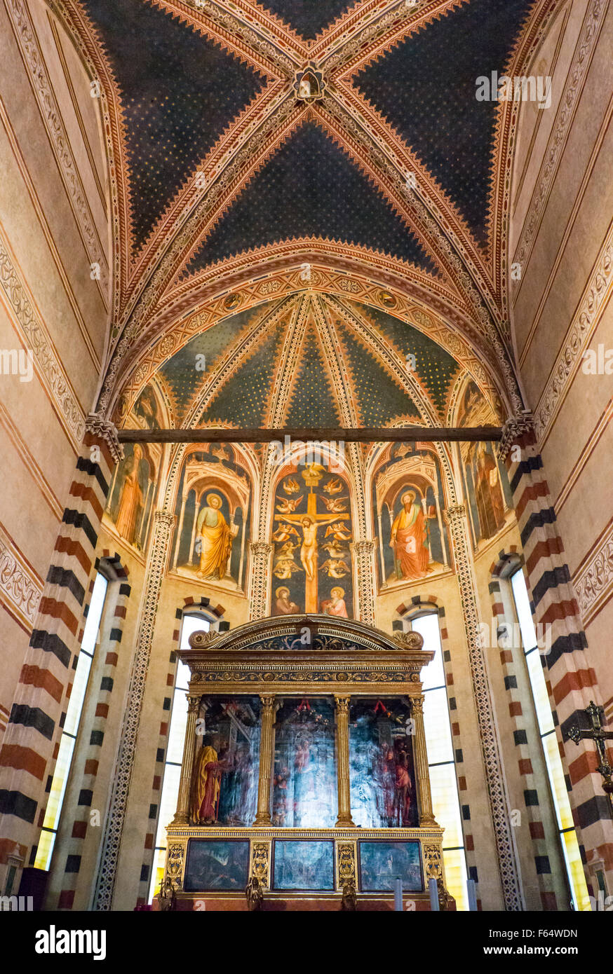 Italy, Verona, St. Zeno Basilica, the St.Zeno Pala, altarpiece by