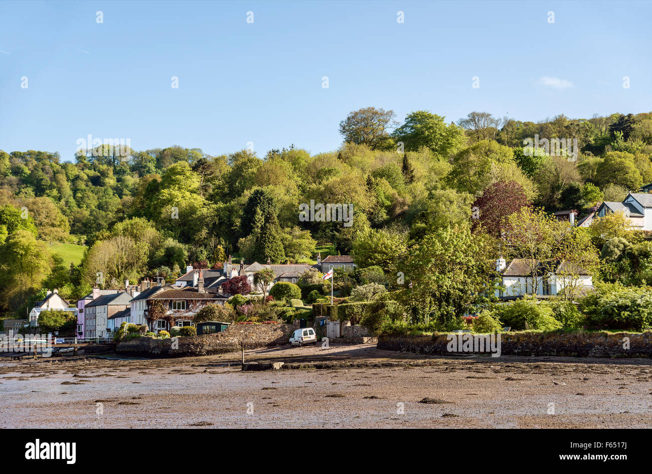 Dittisham on the River Dart, Devon, England, UK Stock Photo