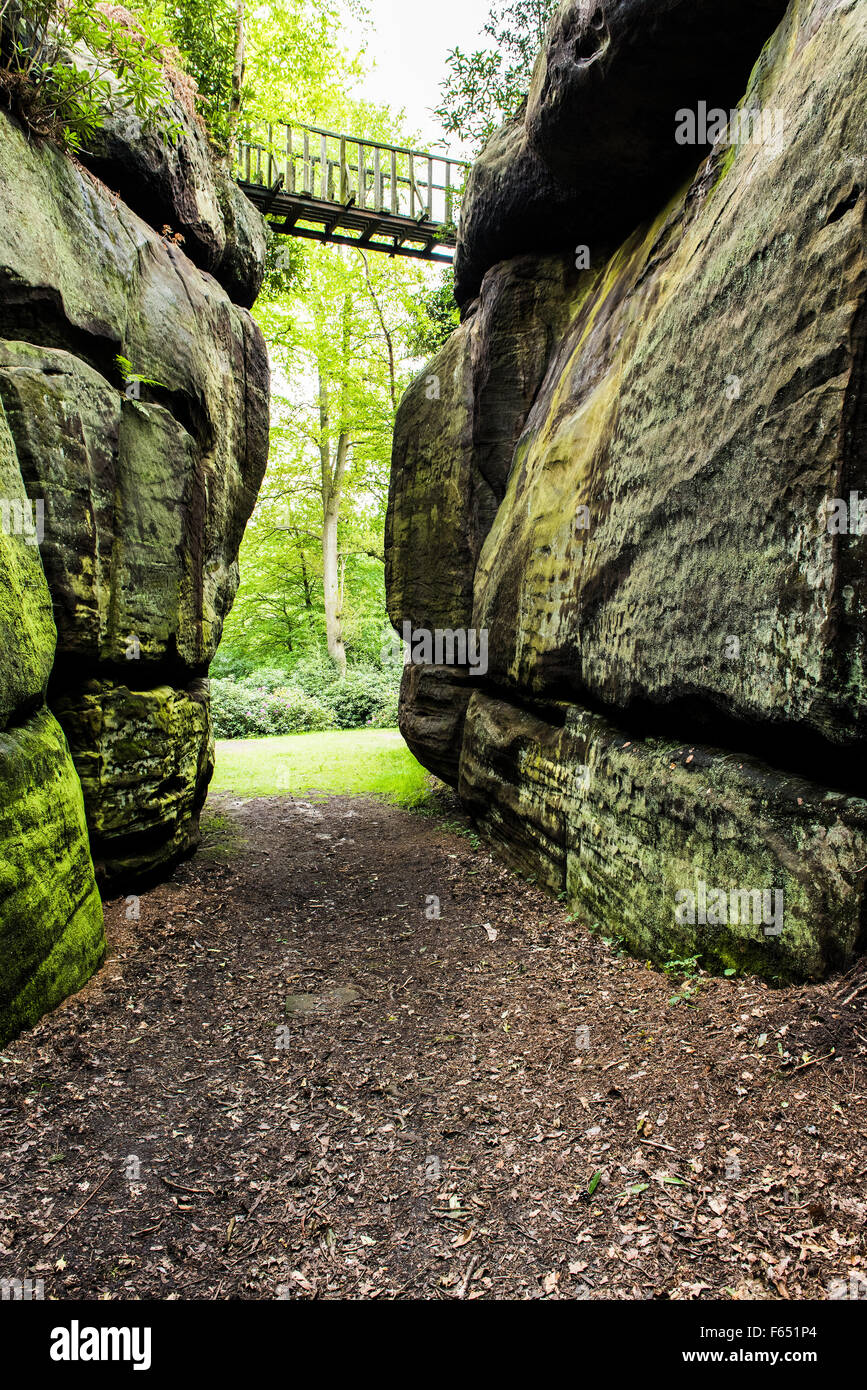 High Rocks in Tunbridge Wells Stock Photo - Alamy