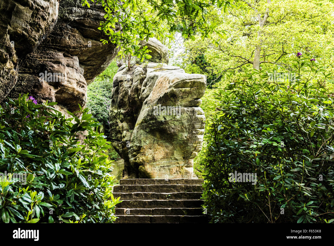 High Rocks in Tunbridge Wells Stock Photo - Alamy