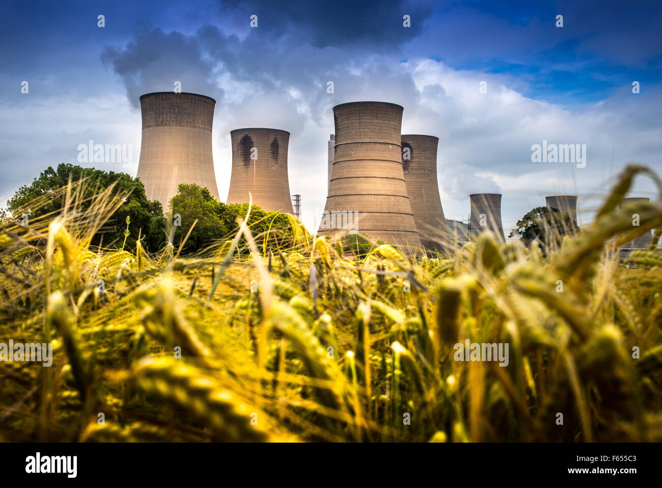 West Burton Power Station Stock Photo Alamy