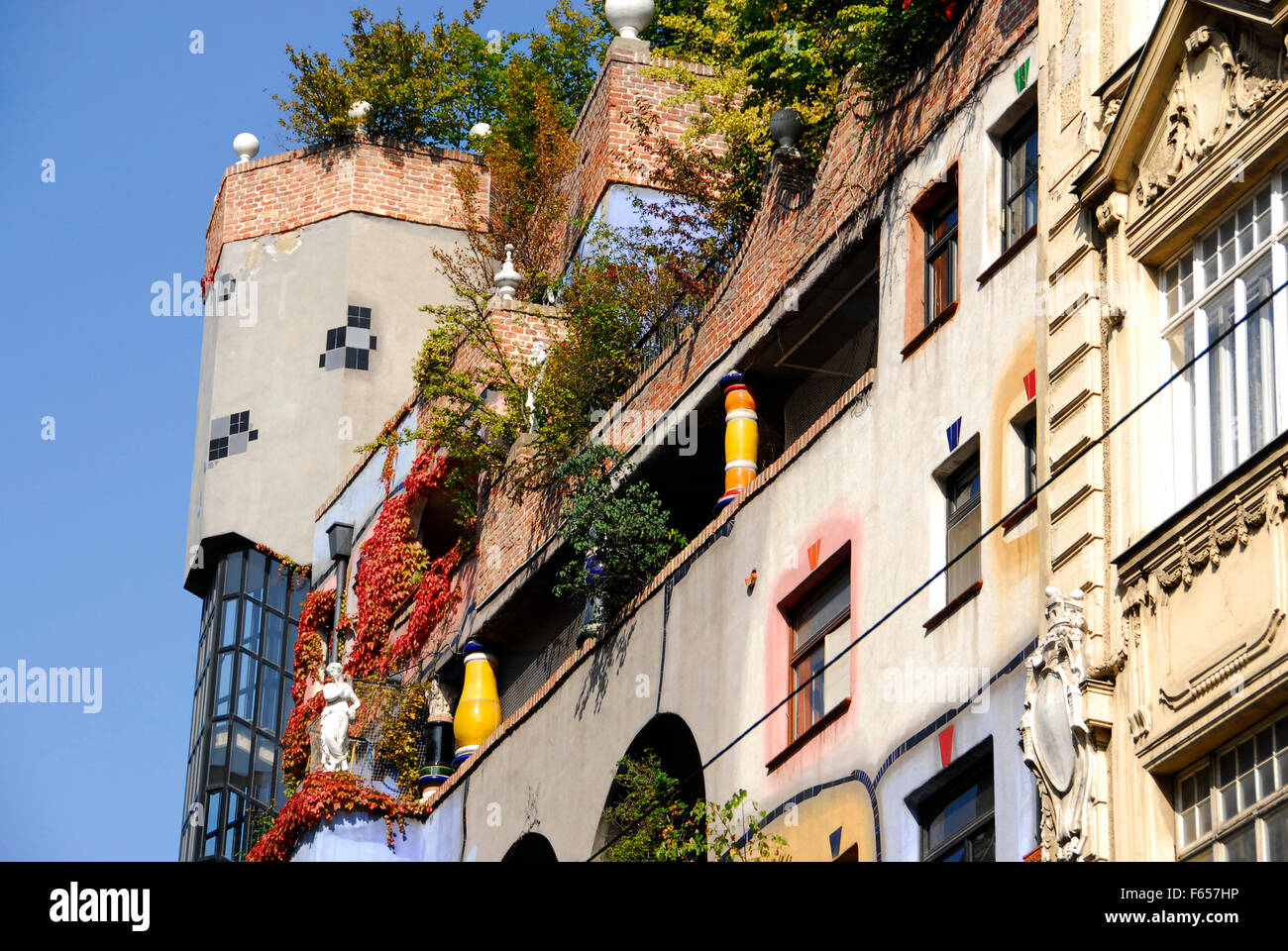 Hundertwasser House, Vienna, Austria Stock Photo - Alamy