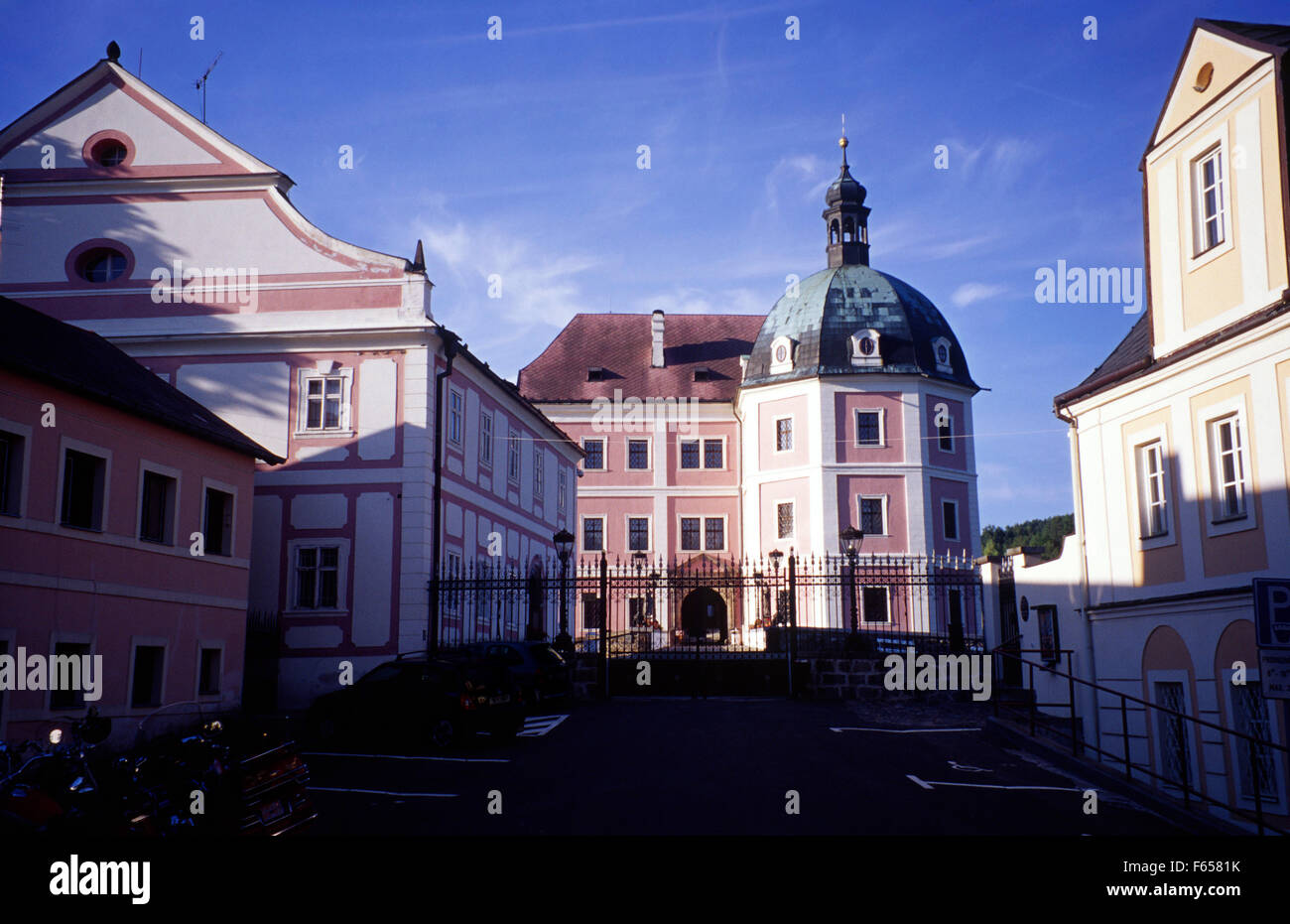 Castle, Becov nad Teplou, Czech Republic Stock Photo