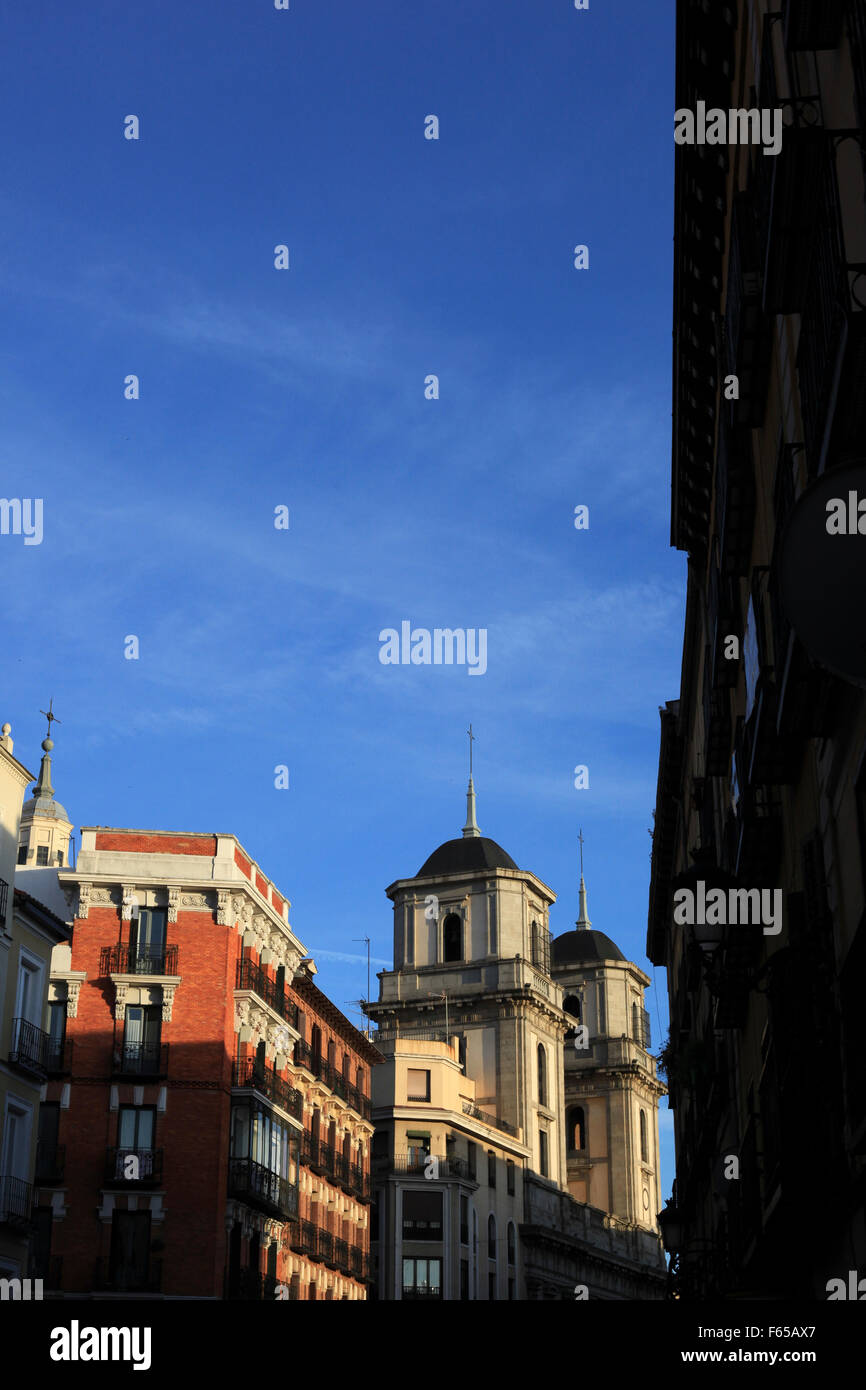 Gran Via, Madrid, Spain Stock Photo