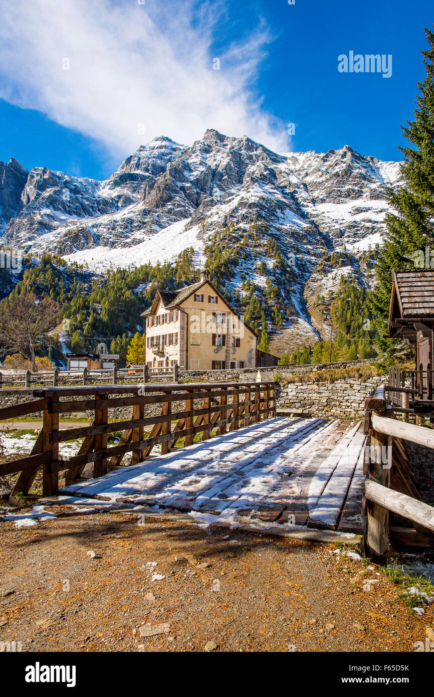 Italy Piedmont Alpe devero Stock Photo - Alamy
