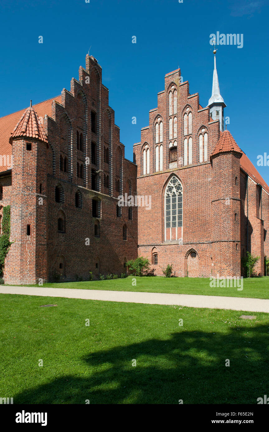 View of Wienhausen Abbey, Wienhausen, Lower Saxony, Germany Stock Photo