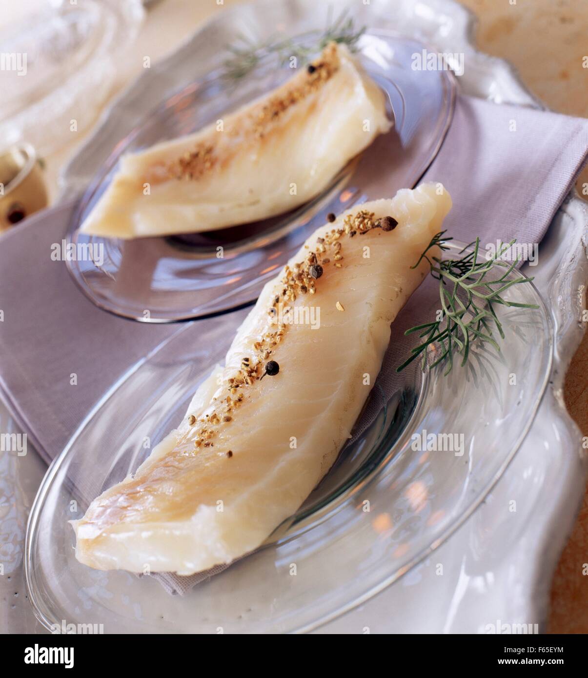 Cod fillet Stock Photo