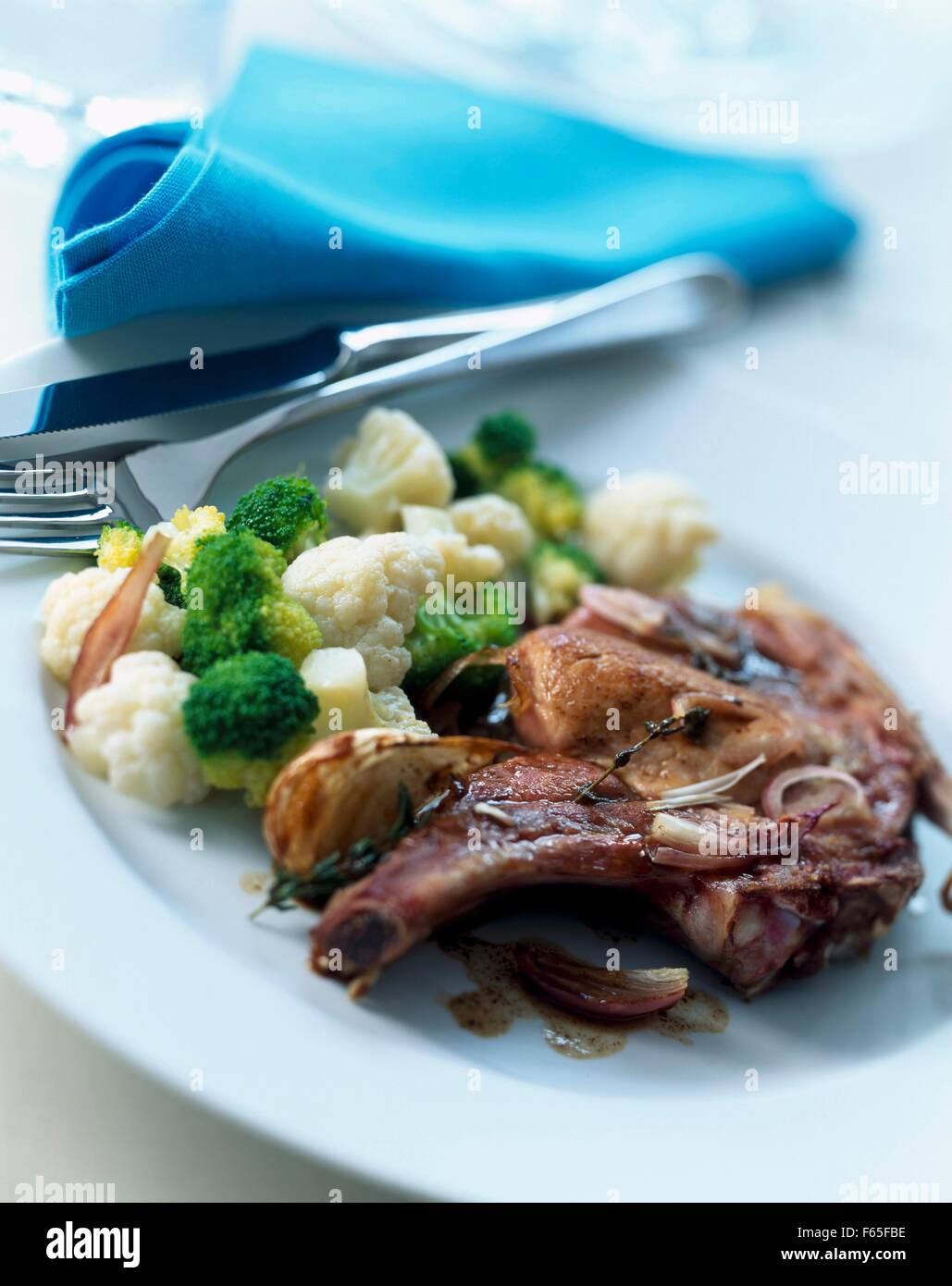 vinegar pork chops Stock Photo Alamy