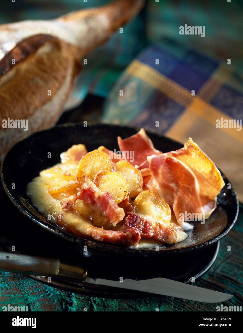 Auvergne Truffade Stock Photo