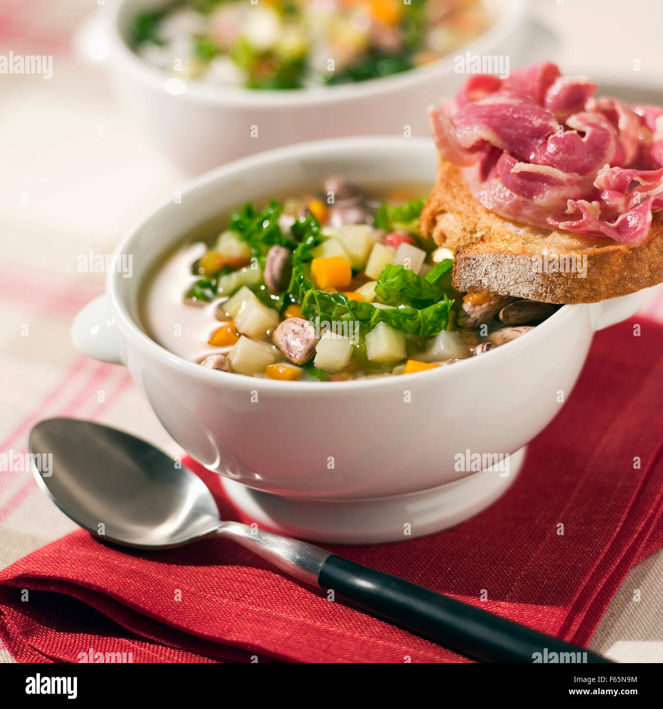 Corsican soup Stock Photo