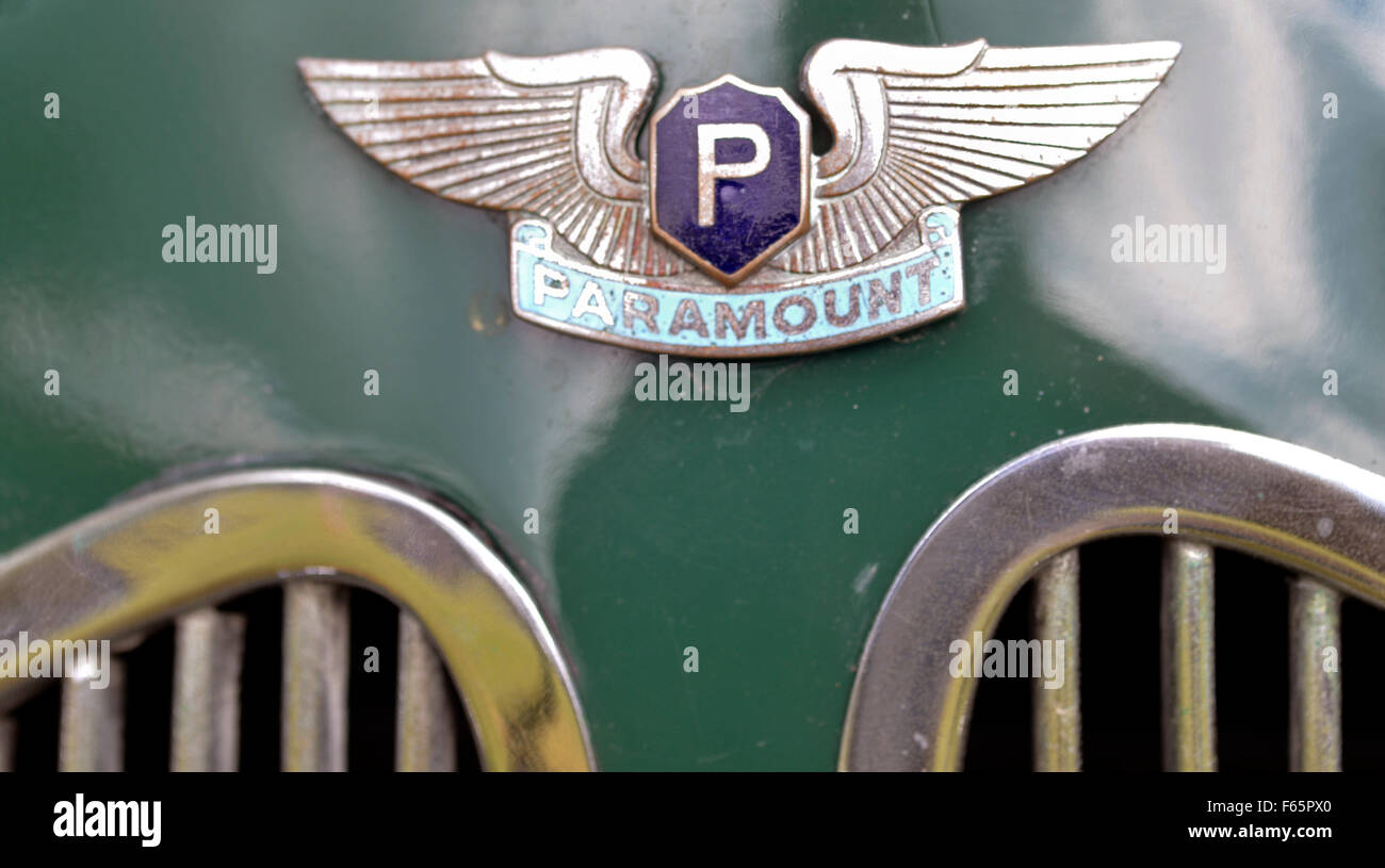paramount car radiator badge Stock Photo