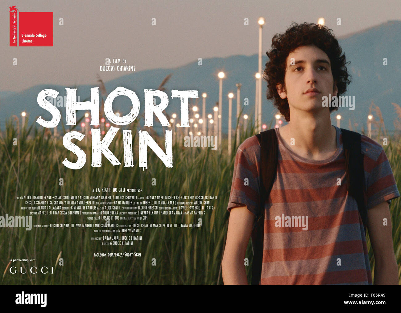 Short Skin - I dolori del giovane Edo Year : 23014 Italy Director : Duccio  Chiarini Matteo Creatini Movie poster (Int Stock Photo - Alamy