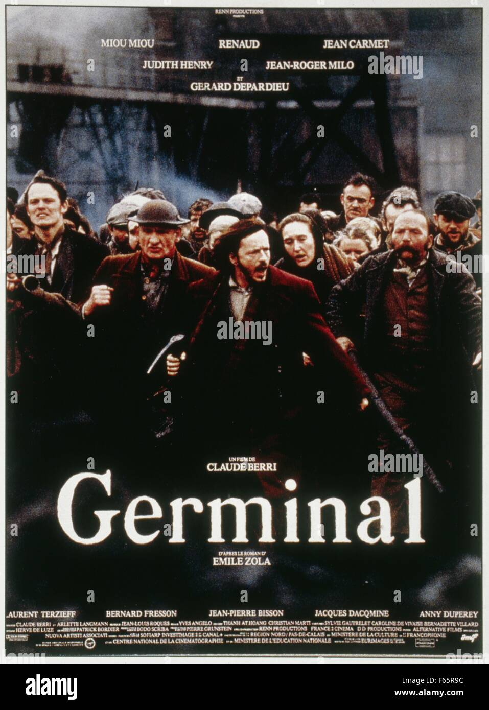 Germinal Year 1993 France Director Claude Berri Movie Poster Fr Stock Photo Alamy
