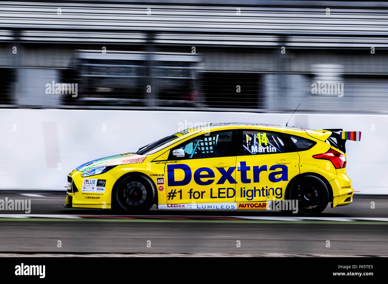 Touring car at silverstone race track side view Stock Photo Alamy