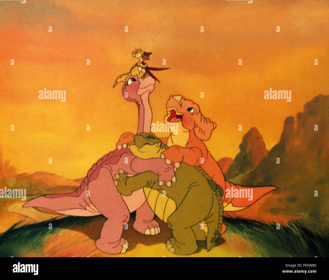 The Land Before Time  Year : 1988 USA / Ireland Director : Don Bluth Animation Stock Photo