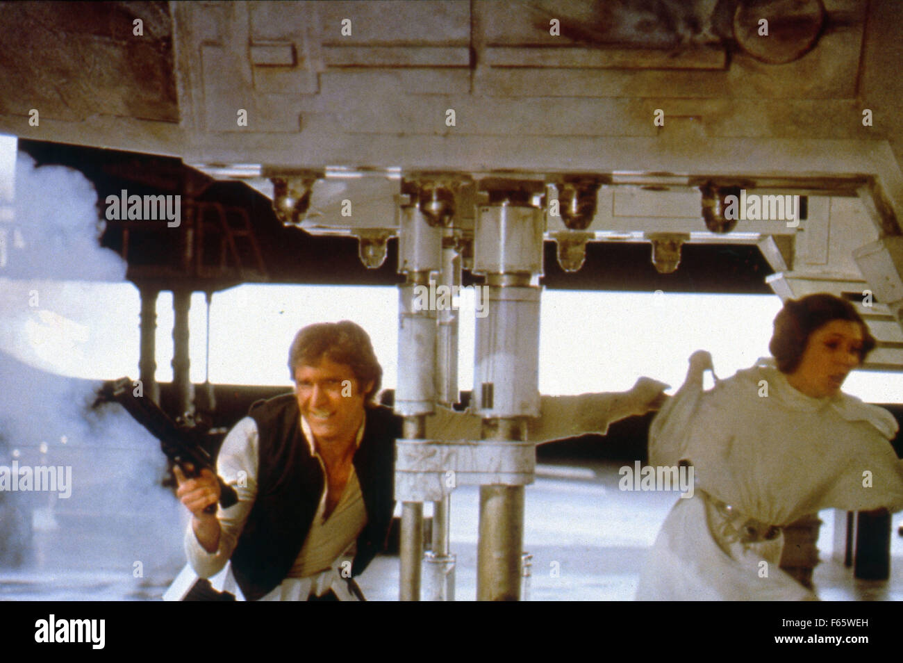 Star Wars: Episode IV - A New Hope Year: 1977 USA Director: George Lucas Harrison Ford, Carrie Fisher Stock Photo
