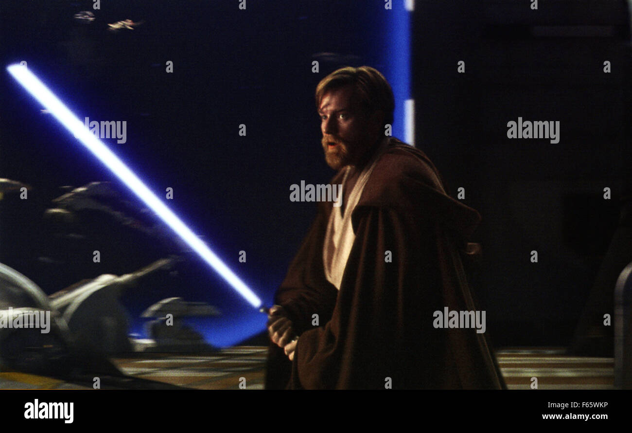 Star Wars Episode 3, Revenge of the Sith  Year : 2005 USA Director: George Lucas Ewan McGregor Stock Photo