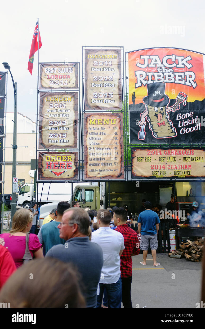 Ribs queuing hires stock photography and images Alamy