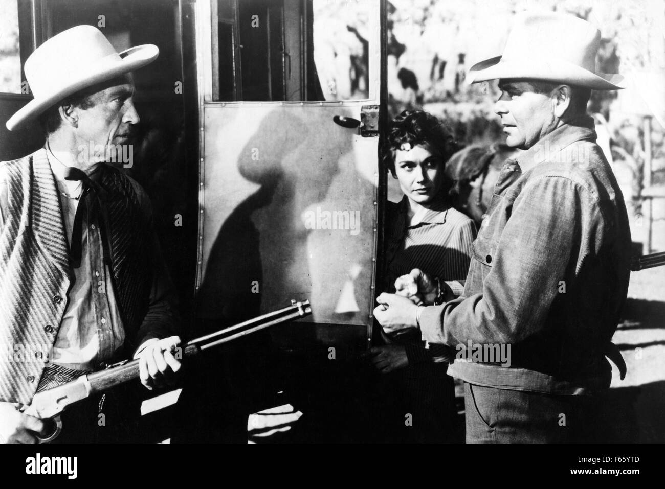 3:10 to Yuma Year : 1957 USA Director : Delmer Daves Ford Rainey, Felicia Farr, Glenn Ford Stock Photo