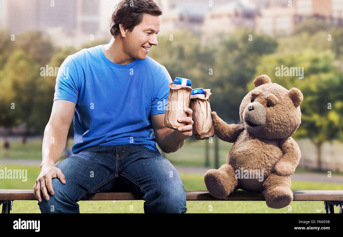 Ted 2 Year : 2015 USA Director : Seth MacFarlane Mark Wahlberg Stock Photo....
